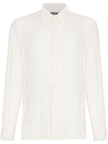Chemise en satin à boutonnière - Dolce & Gabbana - Modalova