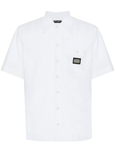 Chemise en coton à logo - Dolce & Gabbana - Modalova