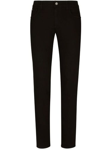 Jean skinny à logo appliqué - Dolce & Gabbana - Modalova