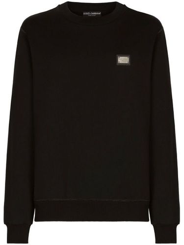 Sweat à patch logo - Dolce & Gabbana - Modalova