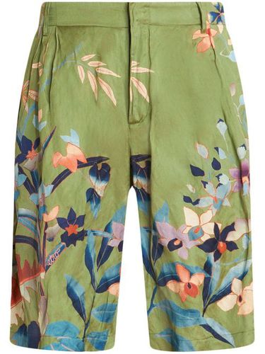 ETRO short à fleurs - Vert - ETRO - Modalova