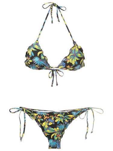 Bikini volanté à imprimé tropical - Amir Slama - Modalova