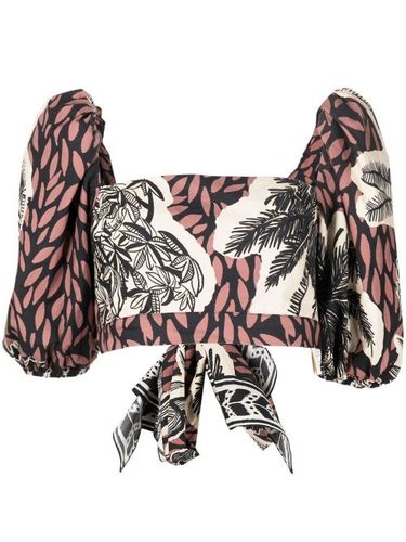 Blouse imprimée à manches bouffantes - Johanna Ortiz - Modalova
