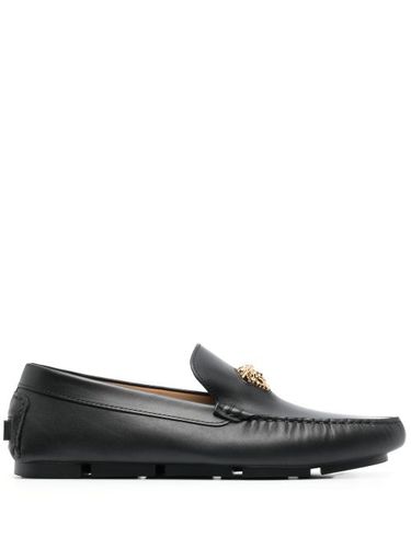 Mocassins La Medusa en cuir - Versace - Modalova