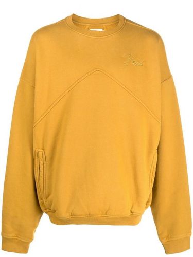 RHUDE sweat à logo brodé - Jaune - RHUDE - Modalova