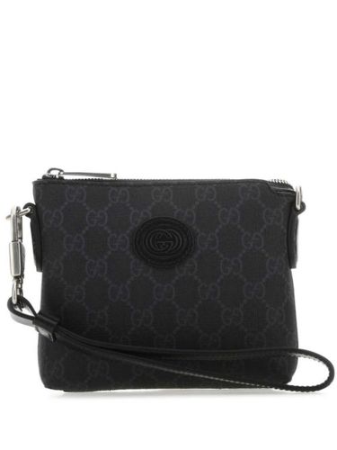 Gucci sacoche à logo GG - Noir - Gucci - Modalova