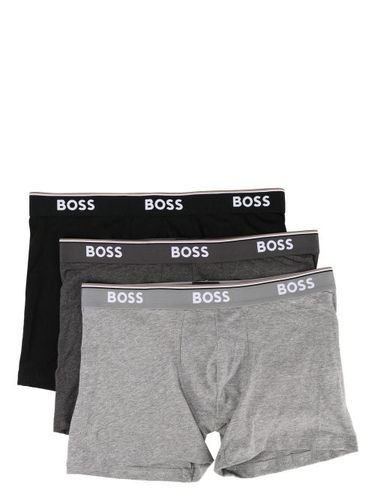 Lots de 3 boxers à taille à logo - BOSS - Modalova