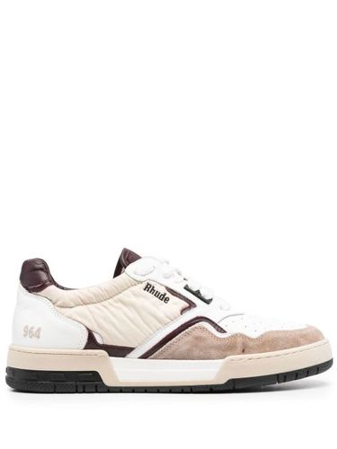Baskets lacées à patch logo - RHUDE - Modalova