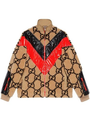 Veste zippée en laine à motif GG - Gucci - Modalova