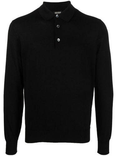 Zegna polo en maille - Noir - Zegna - Modalova