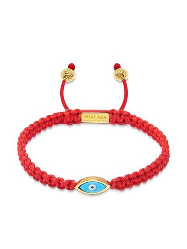 Bracelet Evil Eye en corde - Nialaya Jewelry - Modalova