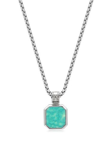 Collier à pendentif carré en turquoise - Nialaya Jewelry - Modalova