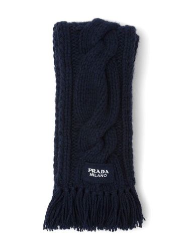 Écharpe en maille torsadée - Prada - Modalova