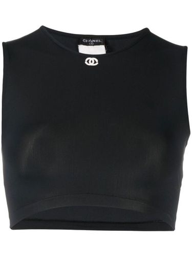 Haut crop à broderies (années 1990) - CHANEL Pre-Owned - Modalova