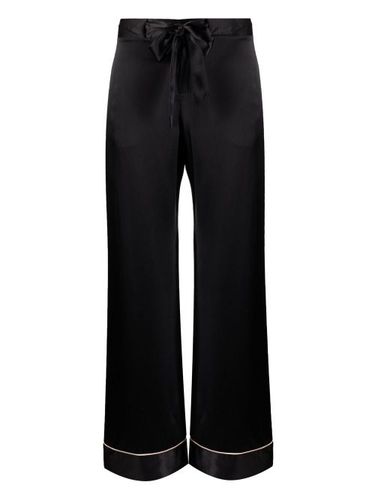 Pantalon en soie Kiki à taille nouée - Kiki de Montparnasse - Modalova
