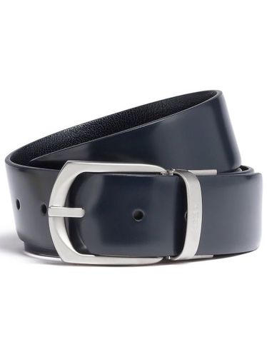 Ceinture en cuir réversible à logo gravé - Zegna - Modalova