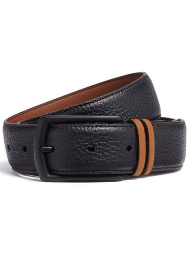 Sac banane en cuir à détails rayés - Zegna - Modalova