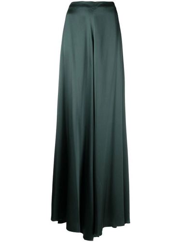 VOZ pantalon palazzo en soie - Vert - VOZ - Modalova