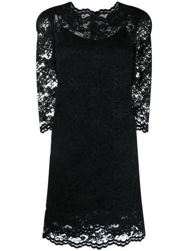 Robe mi-longue en dentelle - Ermanno Scervino - Modalova