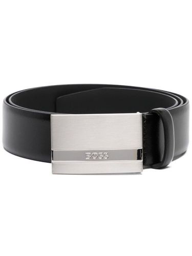 BOSS ceinture à boucle logo - Noir - BOSS - Modalova