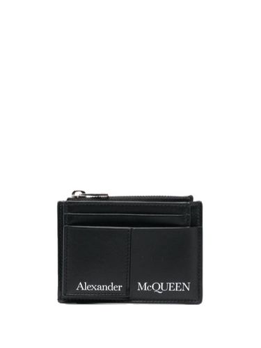 Porte-cartes à logo imprimé - Alexander McQueen - Modalova