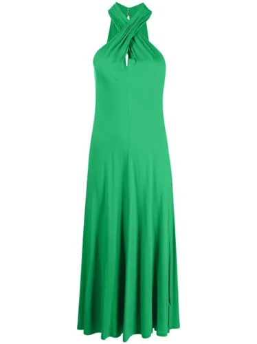Robe mi-longue évasée à dos-nu - Polo Ralph Lauren - Modalova