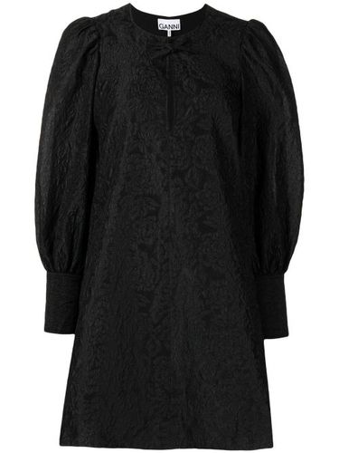 Robe courte en jacquard - GANNI - Modalova