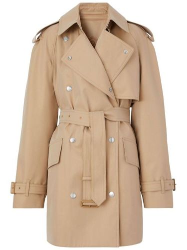 Trench en gabardine de coton à taille ceinturée - Burberry - Modalova