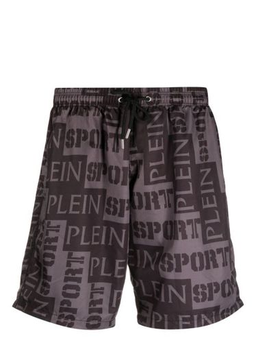 Short de bain à logo imprimé - Plein Sport - Modalova