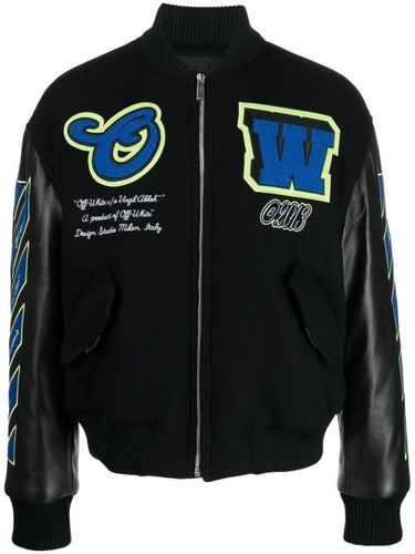 Veste bomber Vars Hammer en cuir - Off-White - Modalova