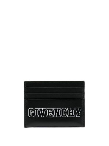 Porte-cartes en cuir à logo imprimé - Givenchy - Modalova