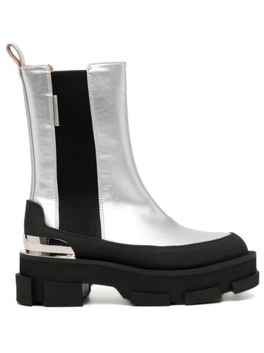 Bottines en cuir à fini métallisé - Both - Modalova