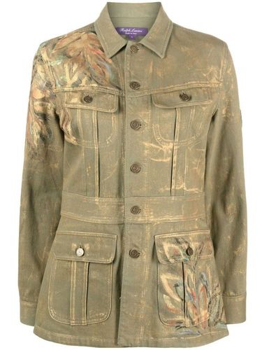 Veste militaire à effet taches de peinture - Ralph Lauren Collection - Modalova