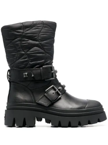 Bottes en cuir à détail de boucle - Ash - Modalova