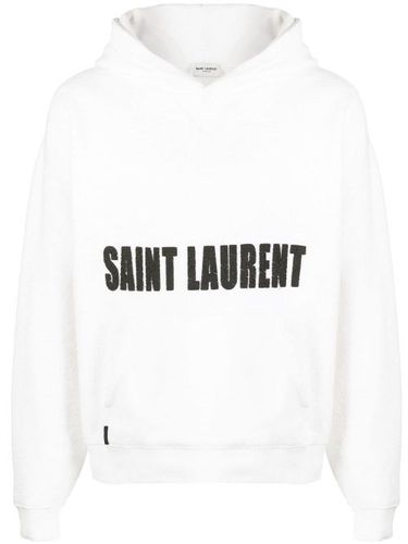 Hoodie à logo imprimé - Saint Laurent - Modalova