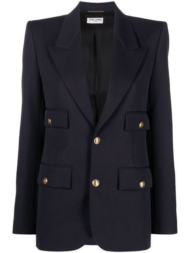 Blazer à simple boutonnage - Saint Laurent - Modalova