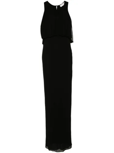 Robe longue à design drapé - Saint Laurent - Modalova