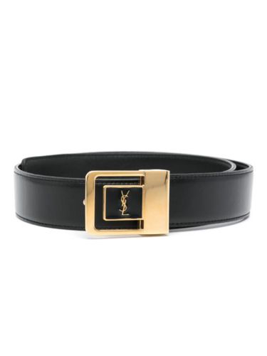 Ceinture à plaque logo - Saint Laurent - Modalova