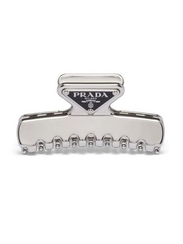 Barrette à logo Triangle - Prada - Modalova