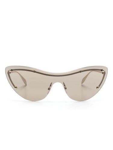 Lunettes de soleil à design sans monture - Alexander McQueen Eyewear - Modalova