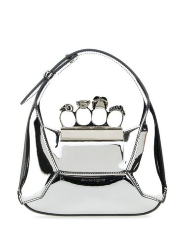 Mini sac Jewelled Hobo à design métallisé - Alexander McQueen - Modalova