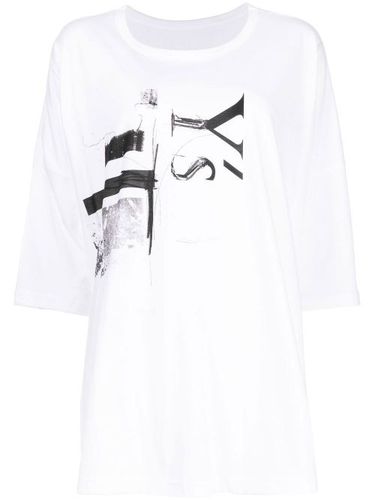 T-shirt imprimé à manches mi-longues - Y's - Modalova