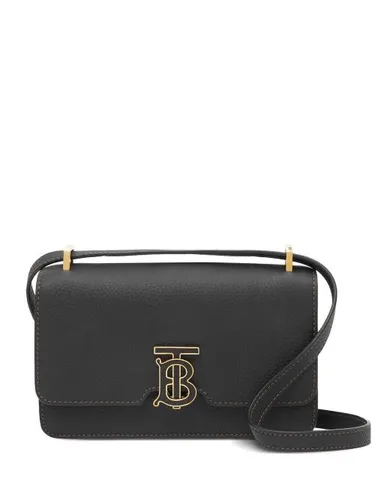Mini sac porté épaule en cuir grainé - Burberry - Modalova