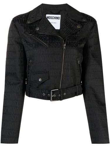 Veste courte à fermeture zippée - Moschino - Modalova