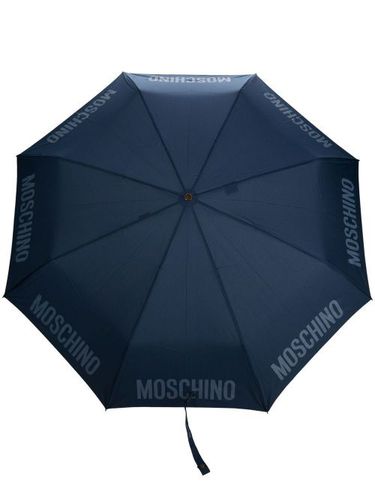 Parapluie compact à logo imprimé - Moschino - Modalova