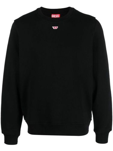 Diesel sweat à patch logo - Noir - Diesel - Modalova