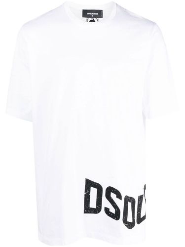 T-shirt en coton à logo imprimé - DSQUARED2 - Modalova