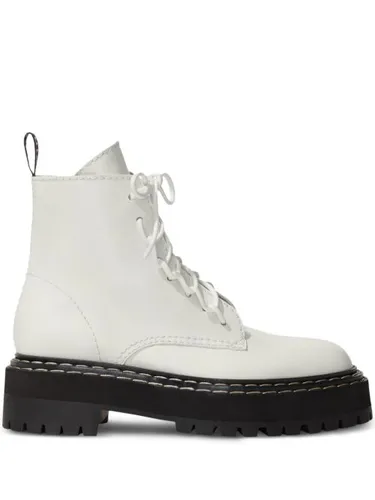 Bottes Combat en cuir - Proenza Schouler - Modalova
