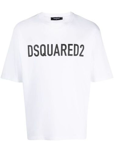 T-shirt en coton à logo imprimé - DSQUARED2 - Modalova