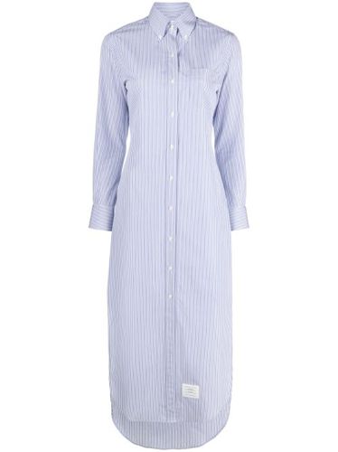 Robe-chemise en jean à patch logo - Thom Browne - Modalova